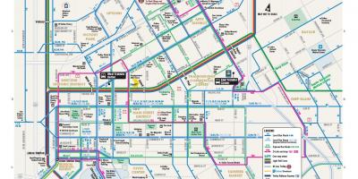 Dallas bussruter kart