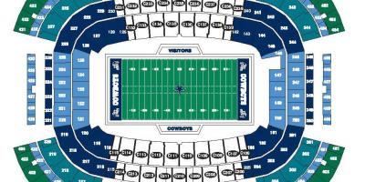 Cowboys stadion kart