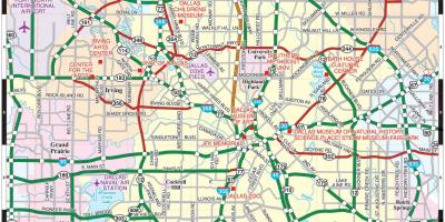 Byen Dallas kart