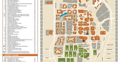 University of Texas og Dallas kart