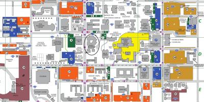 University of North Texas og Dallas kart